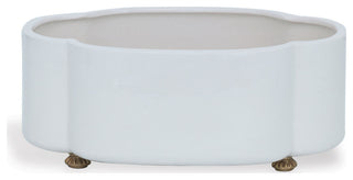 Carol Oval Cream Planter