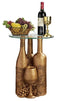 Wine and Dine Sculptural Glass-Topped Table