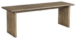 55" Wood Dining Bench, Light Brown