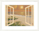 "Window Of Dreams" Framed Digital Print by Diane Romanello, 33x27"