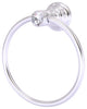 Carolina Crystal Towel Ring, Satin Chrome