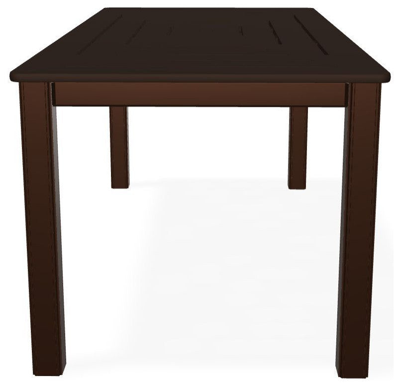 21" x 42" Rectangular Marine Grade Outdoor Coffee Table, Kona