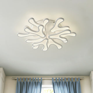 Creative Multi Branch Shape LED Semi Flush Mount Close to Ceiling Light