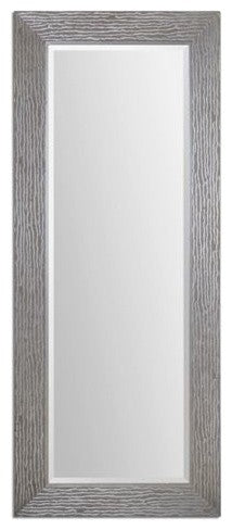 Boutique 82" Textured Silver Wall/Floor Mirror