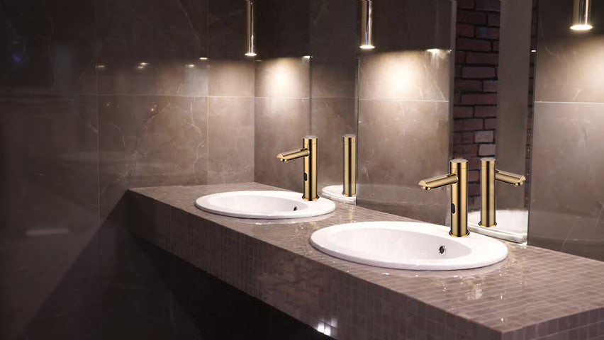 Solo Gold Tone Sensor Faucet