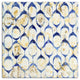Distressed Moroccan Pattern 24x24 Canvas Wall Art