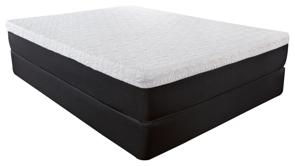 10.5" Lux Gel Infused Memory Foam And High Density Foam Mattress Twin