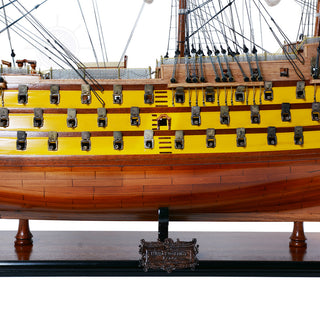Hms Victory Painted Museum-quality Fully Assembled Wooden Model Ship
