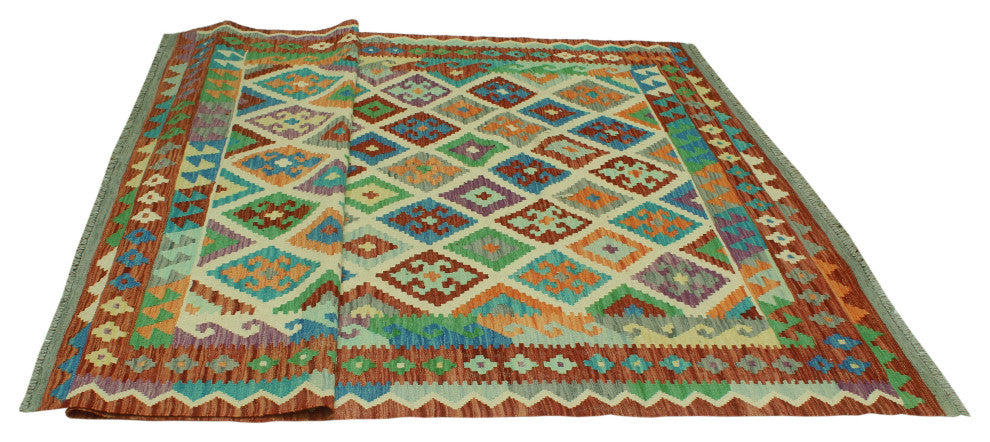 Sangat Kilim Rafiki Ivory Rug
