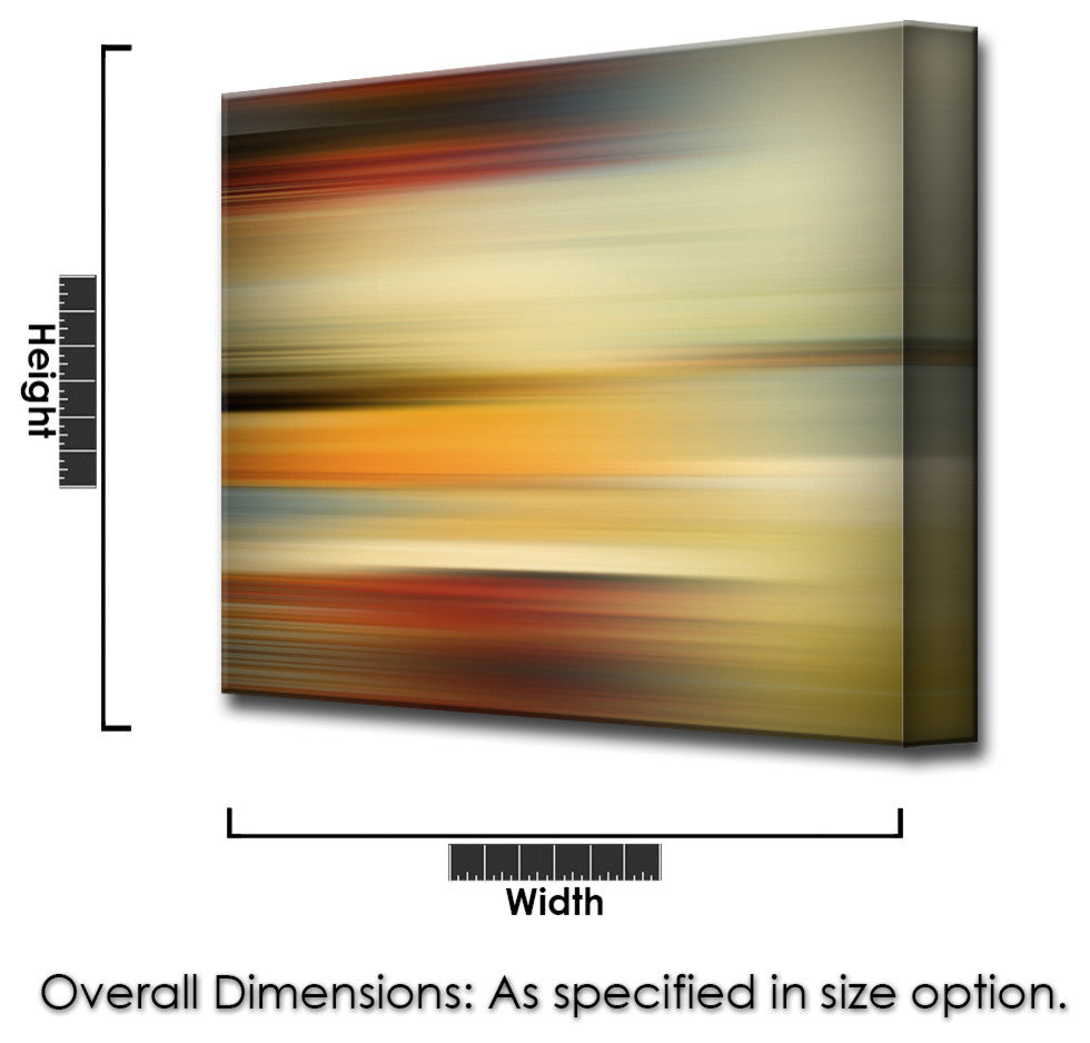 Blur Stripes L, Canvas Wall Art, 30"x20"