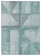 Machine Washable Indoor/Outdoor Chantille ACN1876 Teal 8' x 10' Rug