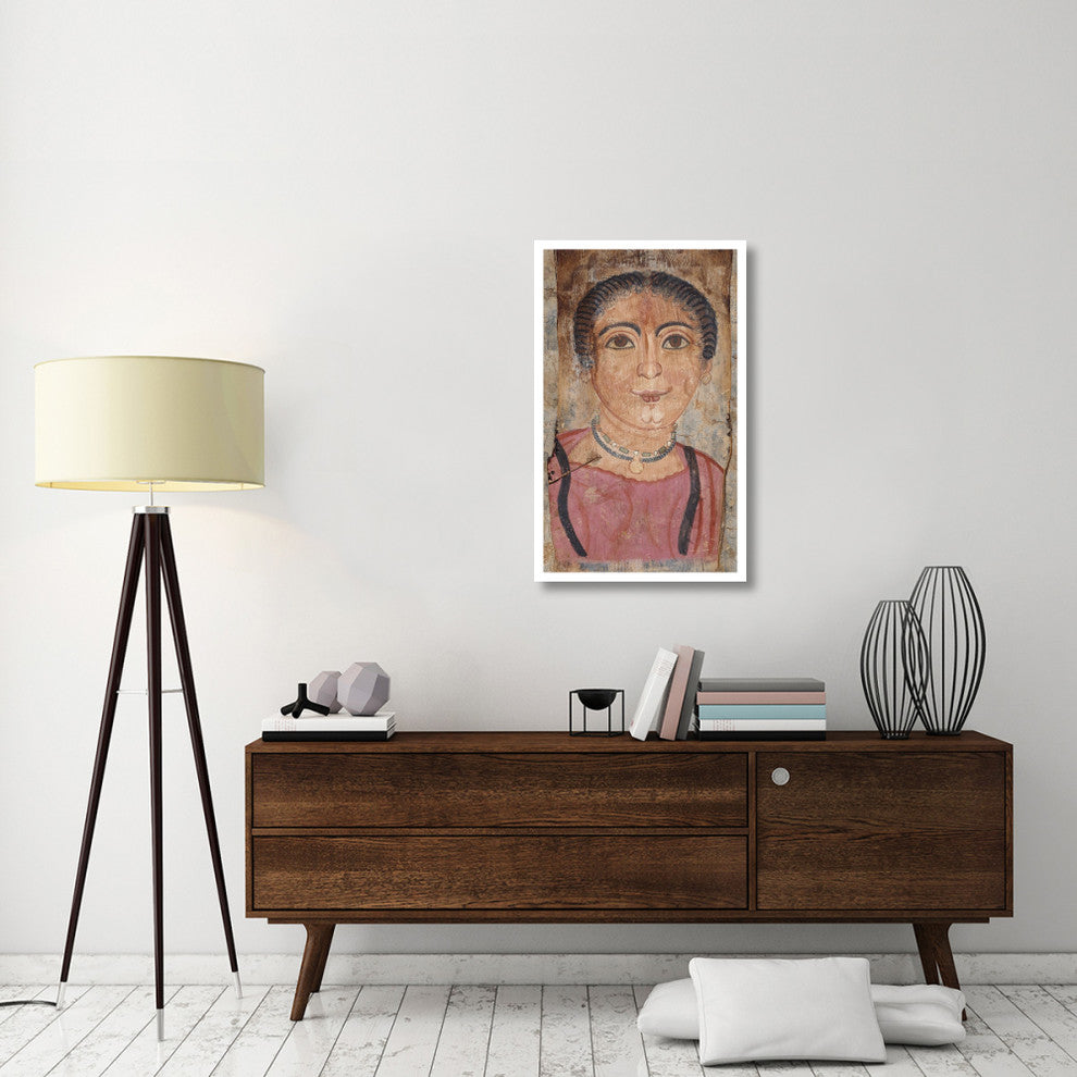 "Mummy Portrait of a Woman" Paper Art, 24"x38"