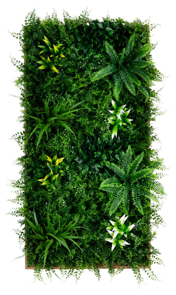 20in. x 40in. UV Resistant Costa Rican Forest Artificial Living Wall Art Panel