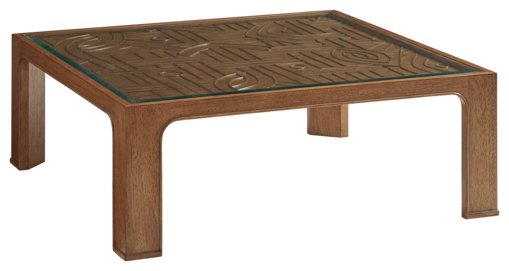 Redford Square Rattan Cocktail Table