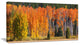 Fall Trees Panorama, Landscape Canvas Art Print, 40x20