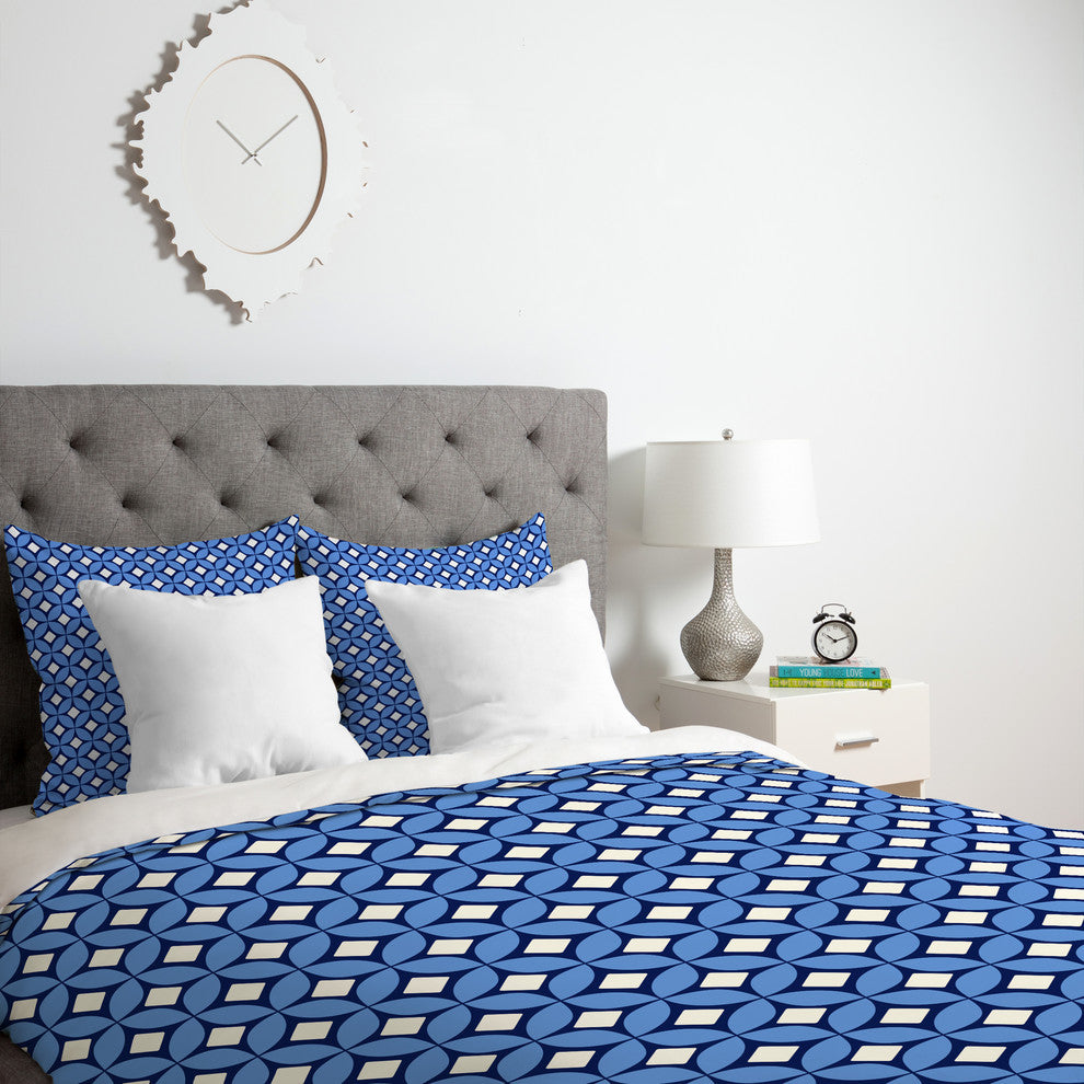 Deny Designs Caroline Okun Blueberry Duvet Cover - Lightweight