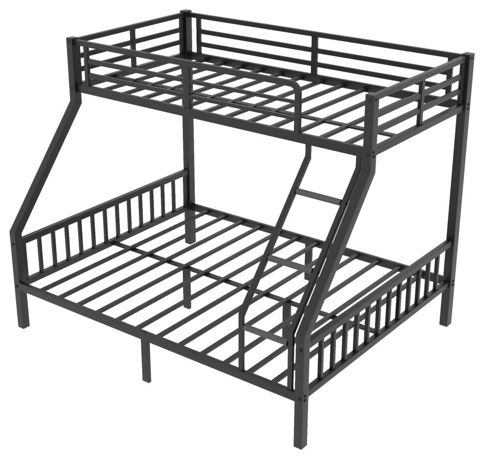 Gewnee Twin XL Over Queen Metal Bunk Bed