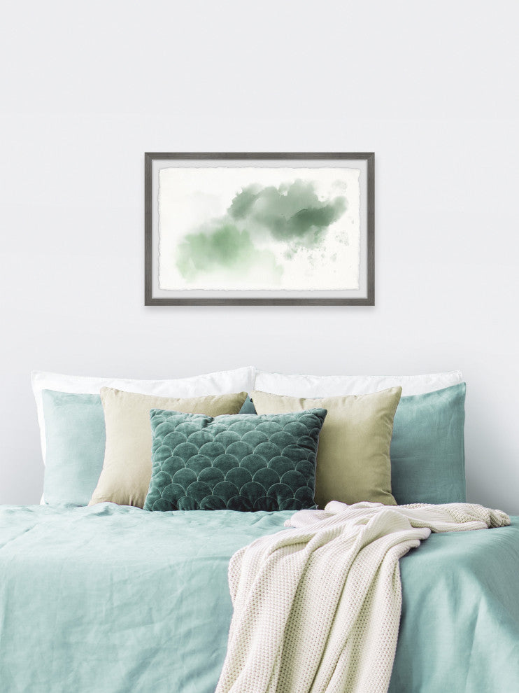 "Warped Forest" Framed Painting Print, 12x8