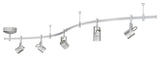 Tech Lighting 800RAL5FCN Rail Kit Five Head Focus Matte Nickel