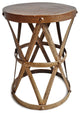 Industrial Iron Strap Side Table
