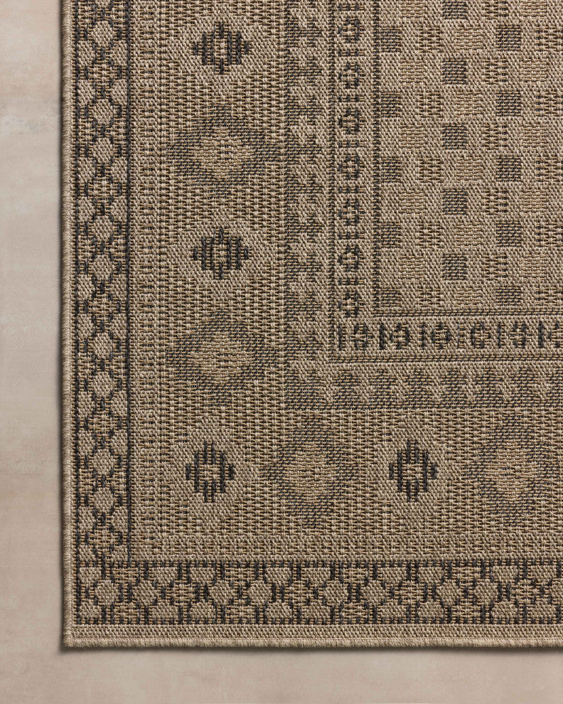 Chris Loves Julia x Loloi Providence Dove / Charcoal 7'-6" x 7'-6" Round Rug