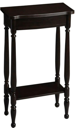 Black Carved Whitney Console Table