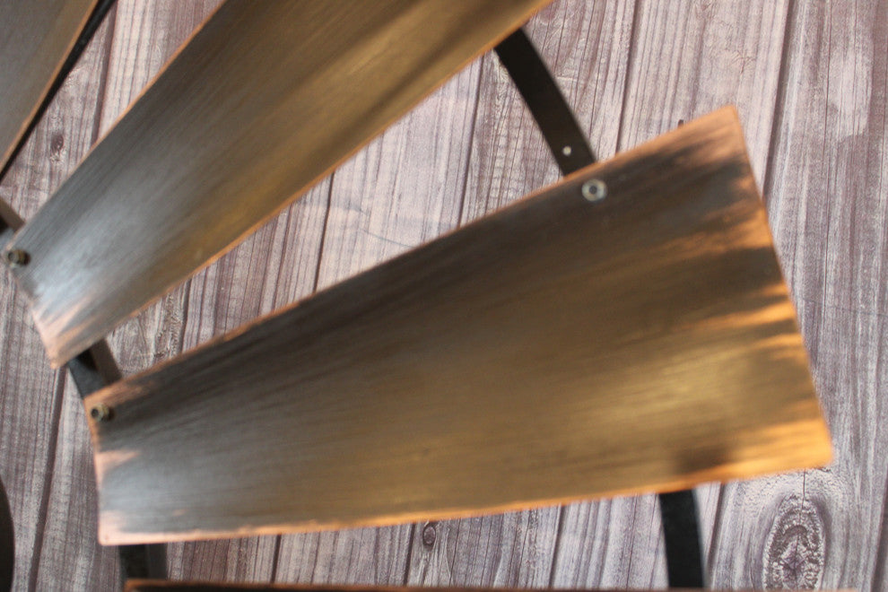 72 Inch Charred Whiskey Barrel Windmill Ceiling Fan | The American