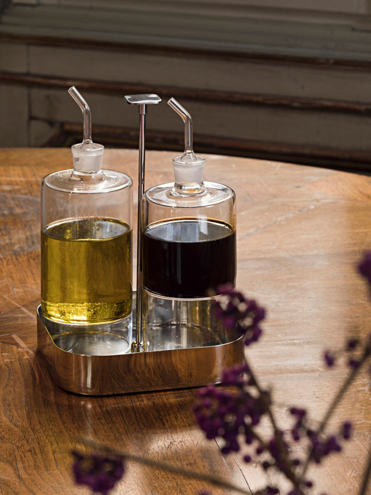 Stile By Pininarina Condiment Set 2-Piece Set Mirror