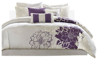 Madison Park Lola Comforter Set in Purple