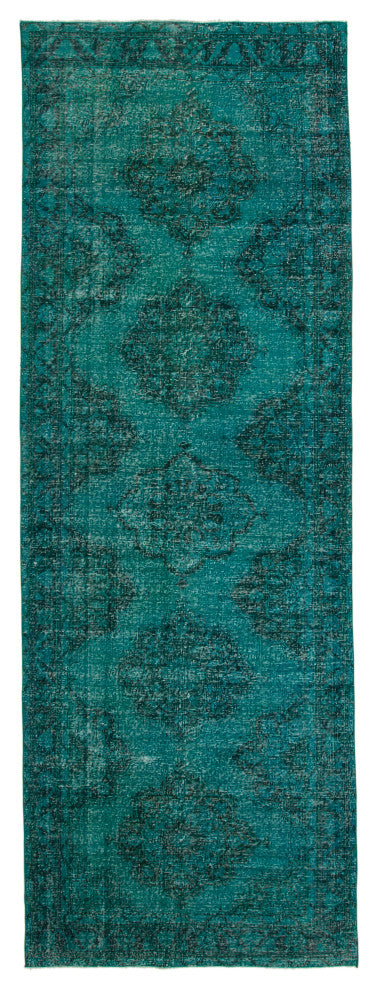 Rug N Carpet - Handmade Oriental 4' 7" x 13' 3" One-of-a-Kind Runner Rug