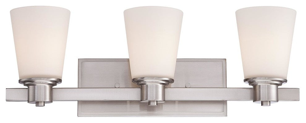 Savoy 8-1080-3-SN, Fontaine 3 Light Bath Bar