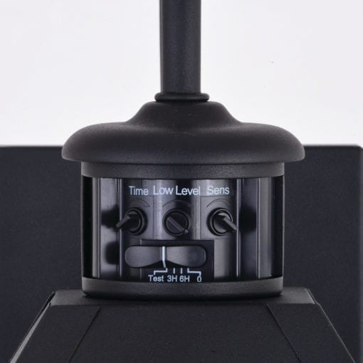 Nottingham Dualux 8.5-in. 2 Light Outdoor Motion Sensor Wall Light