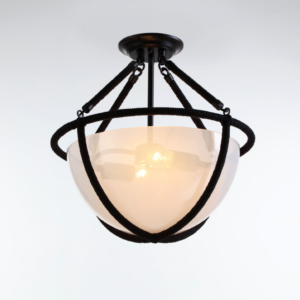 Voyager 2 Light Ceiling Light Matte Black
