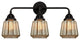 288-3W-BK-G146 Chatham 3 Light 24" Bath Vanity Light, Matte Black