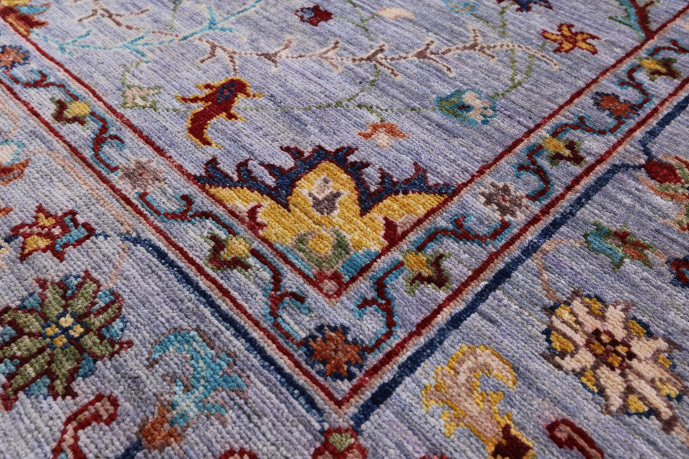 5' 2" X 6' 8" Persian Tabriz Hand Knotted Wool Rug Q7652