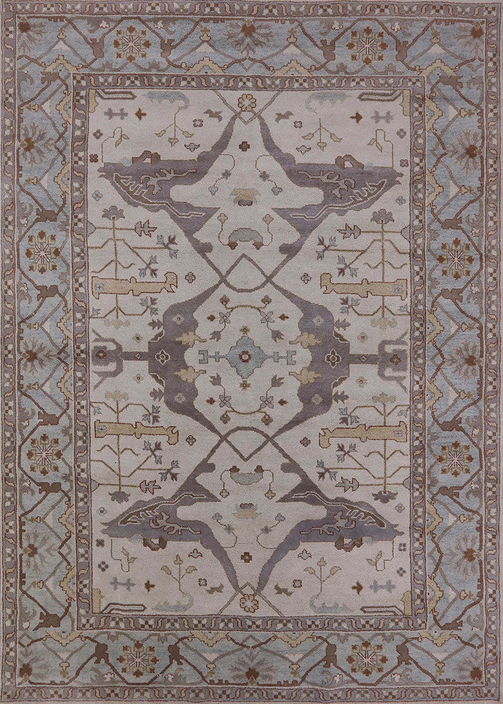 Ahgly Company Indoor Rectangle Mid-Century Modern Area Rugs, 8' x 12'