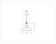 12" Steel Farmhouse Style Pendant Light, El Segundo, Green, Black Cord