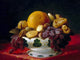 Tile Mural, Oranges Nuts and Figs By Lilly Martin Spencer Ceramic, Matte