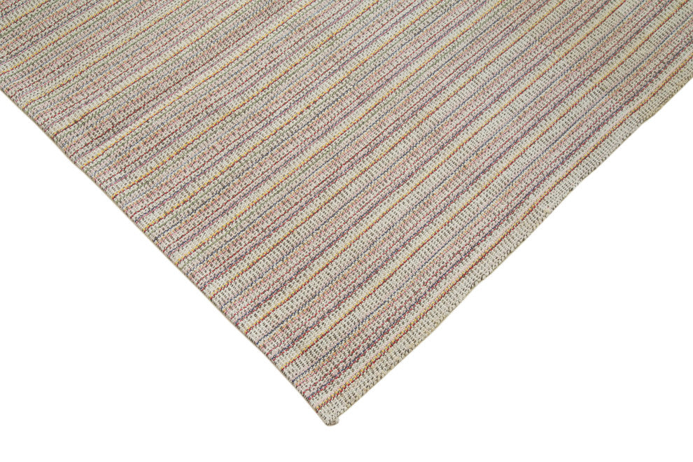 Rug N Carpet - Handmade Turkish 10' 4'' x 13' 4'' Decorative Wool Kilim Rug