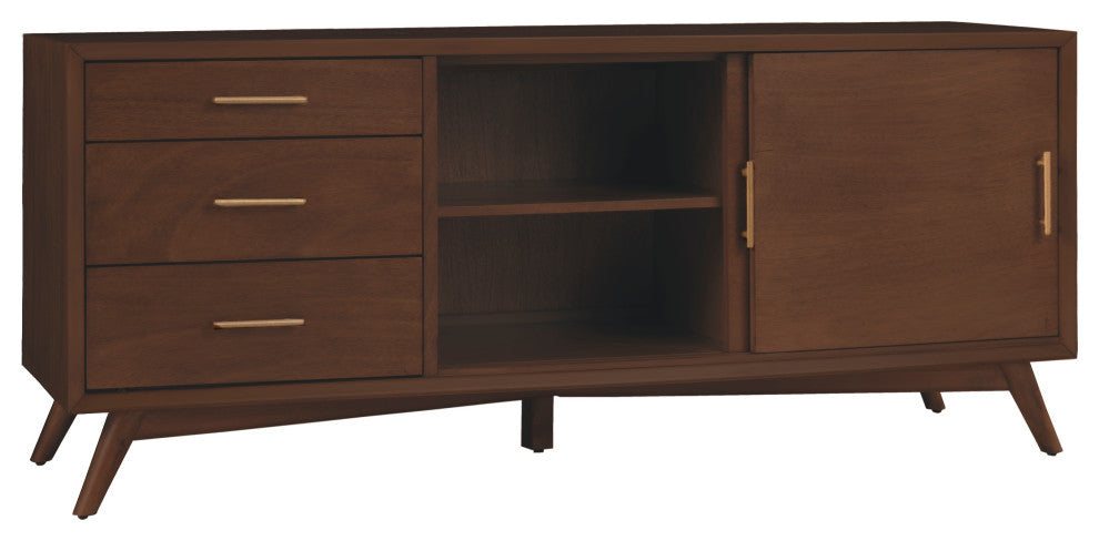 Flynn Large TV Console, Walnut