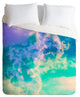 Deny Designs Caleb Troy Mountain Meadow Painted Clouds Duvet Cover - Lightweight