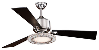 Clara 52" LED Ceiling Fan  Brushed Nickel