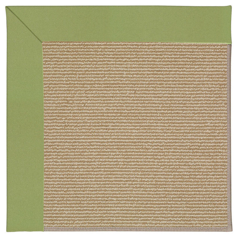 Zoe-Sisal Machine Tufted Rectangle Rug, Green, 2''x3''