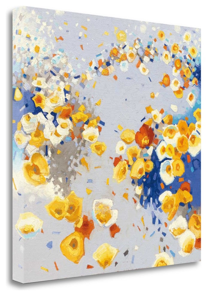 "Millefiori" By Shirley Novak,Ready to Hang Giclee Print on Gallery Wrap Canvas