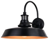 Dorado Dualux 15-in. Outdoor Motion Sensor Wall Light Dark Bronze and Light Gold