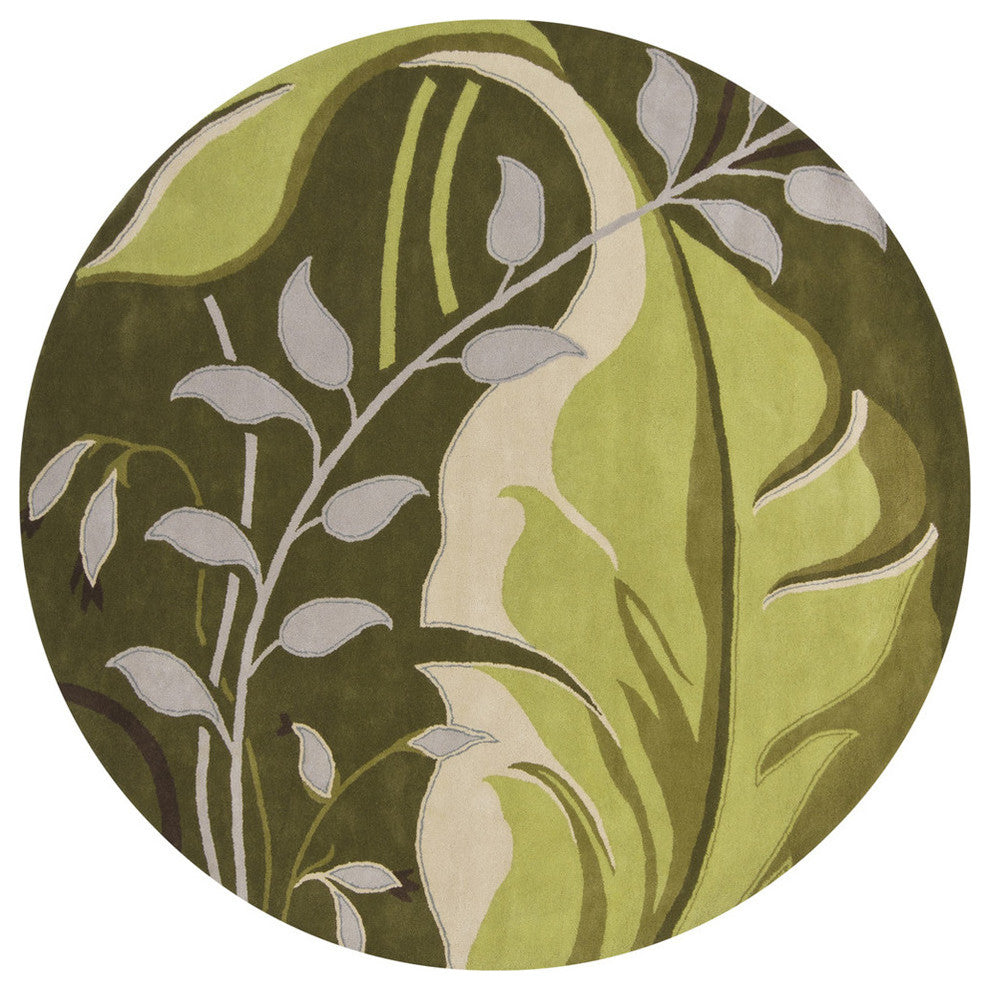 Kronos Contemporary Area Rug, 7''9" Round