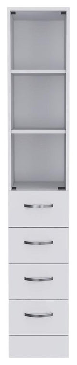 Magna Linen Cabinet-White