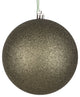 Vickerman N590825DG 3" Limestone Glitter Ball Drilled, 12/Bag
