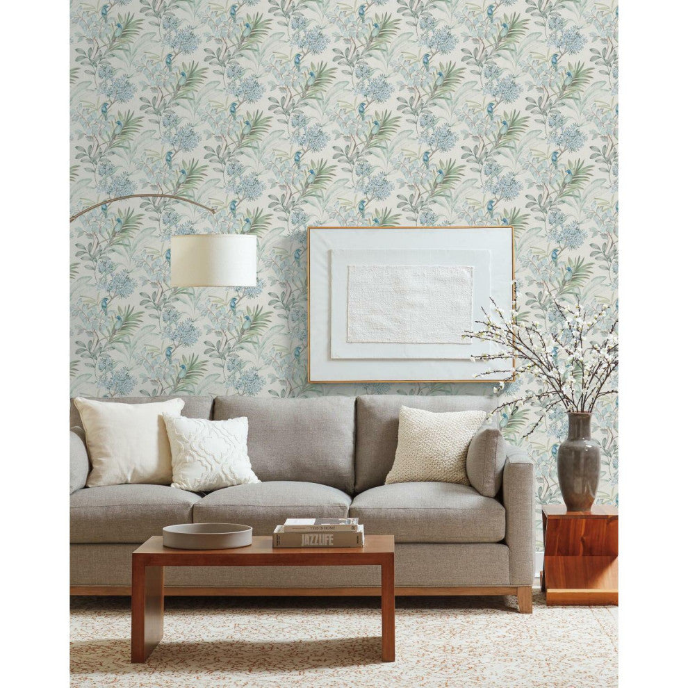Handpainted Songbird Wallpaper