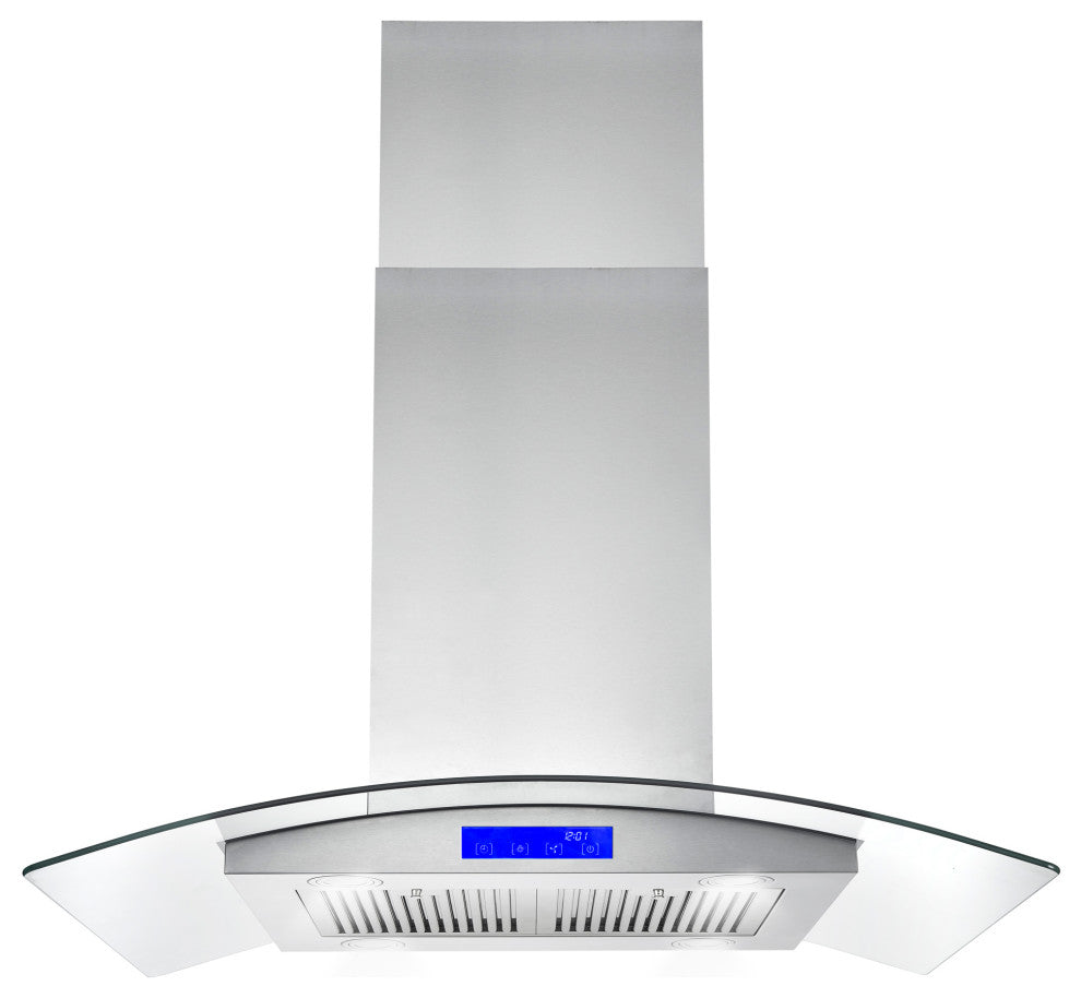 5PC Kitchen Package with 36" Freestanding Gas Range & 36" Island Range Hood